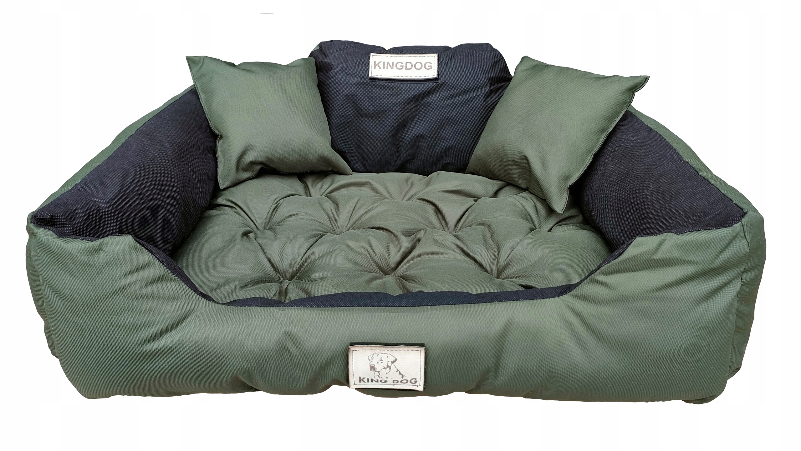 Levně pelíšek pro psa kotec Kingdog 100x75 cm personalizované voděodolné bylina