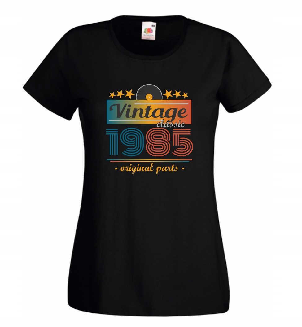 

T-shirt Koszulka Urodziny Rocznik 1985 Vintage S