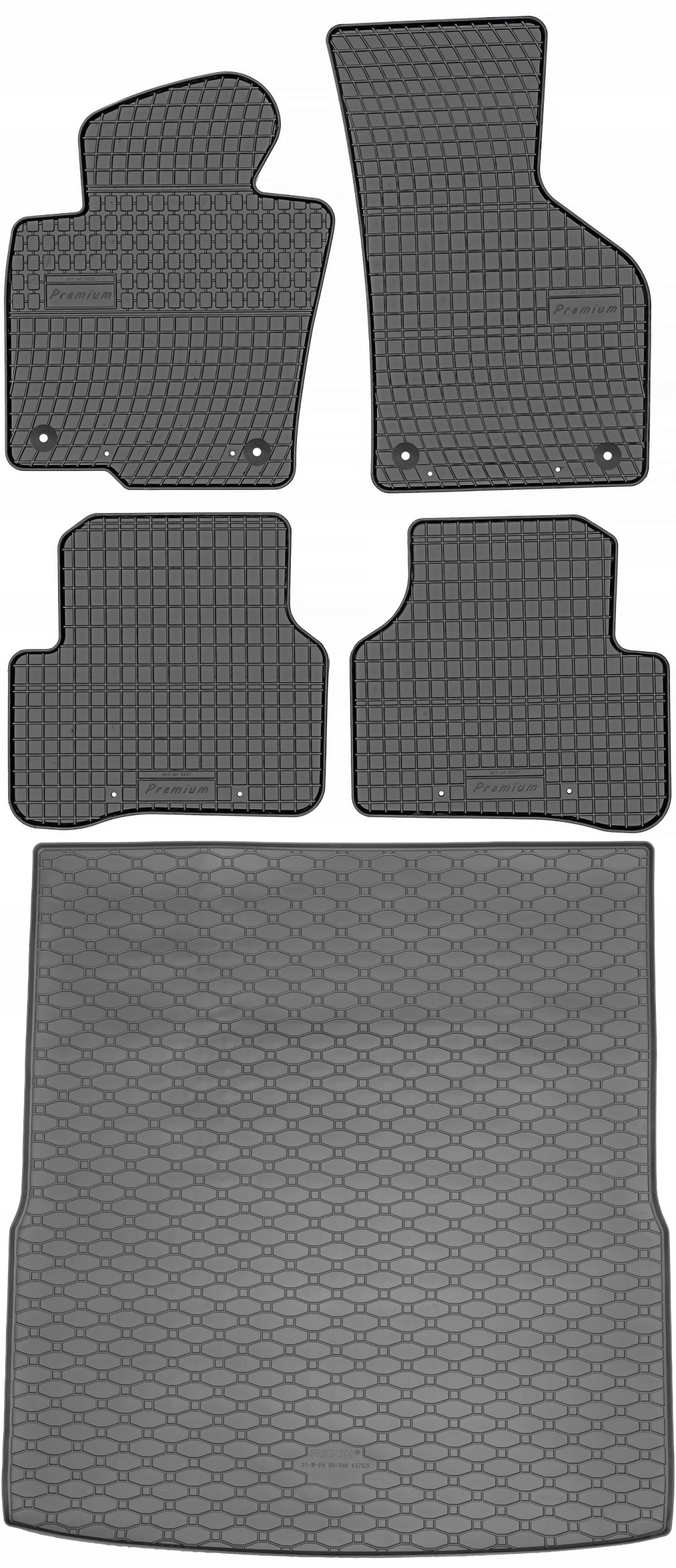 Vw Passat B6 B7 Kombi 2005-2014 Sada Koberce batožinový priestor