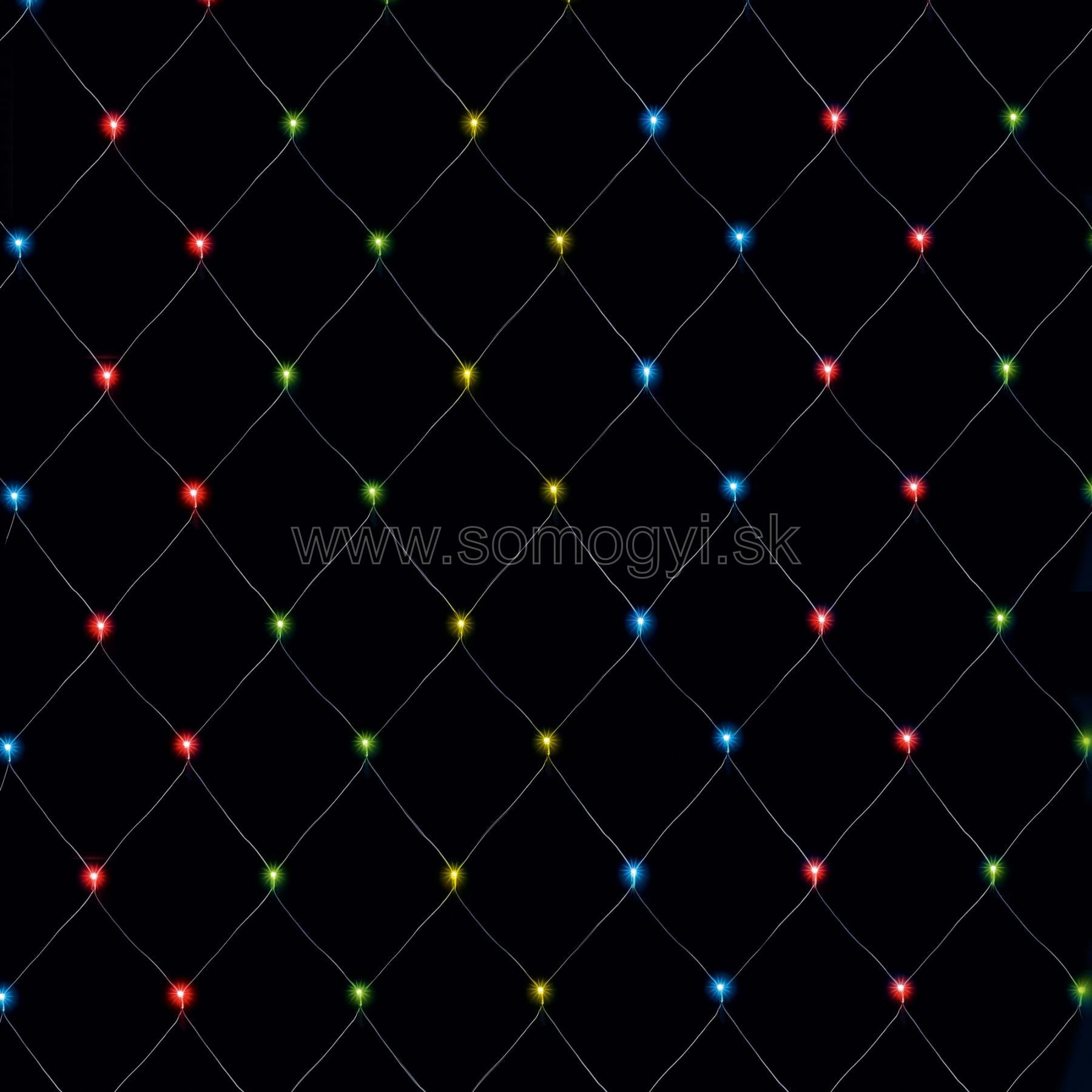 home Kln 400/M Led svietiaca sieť, 6 x 4 m, farebná