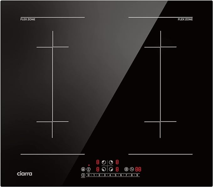 Indukční varná deska Ciarra CBBIH4BFF 60 cm 7200 W 4 zóny flexzone//6710//