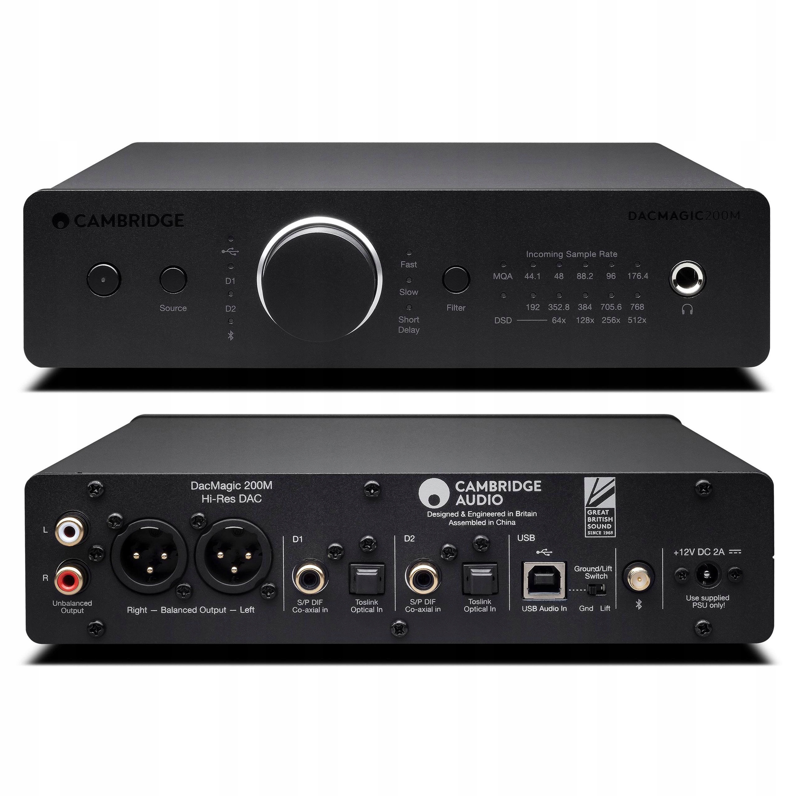 Przetwornik Dac Konwenter Mqa Cambridge Audio Dacmagic 200M Czarny