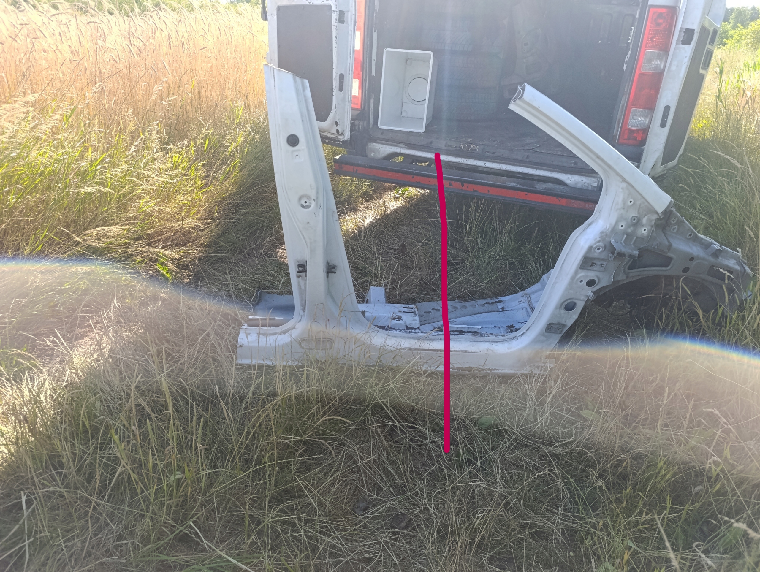 pillar threshold OPEL MERIVA B right right Z474 bialy