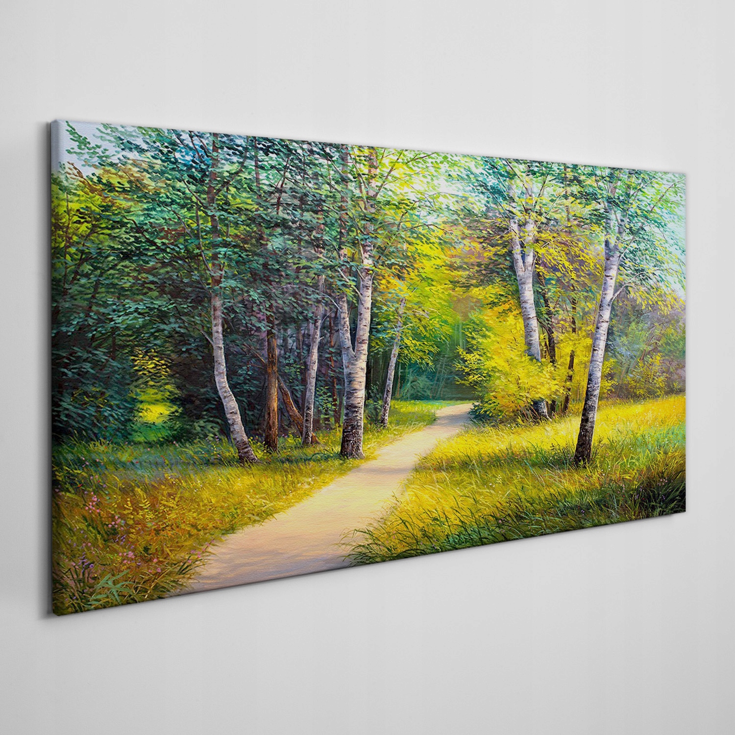 

Obraz płótno Drzewa przyroda droga trawa 100x50 cm
