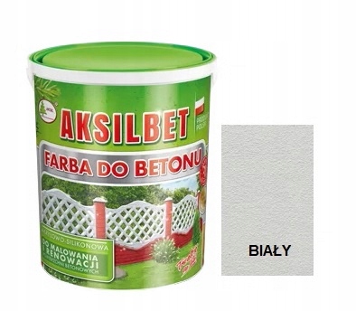 AKSILBET FARBA DO BETONU BIAŁY 2,5L