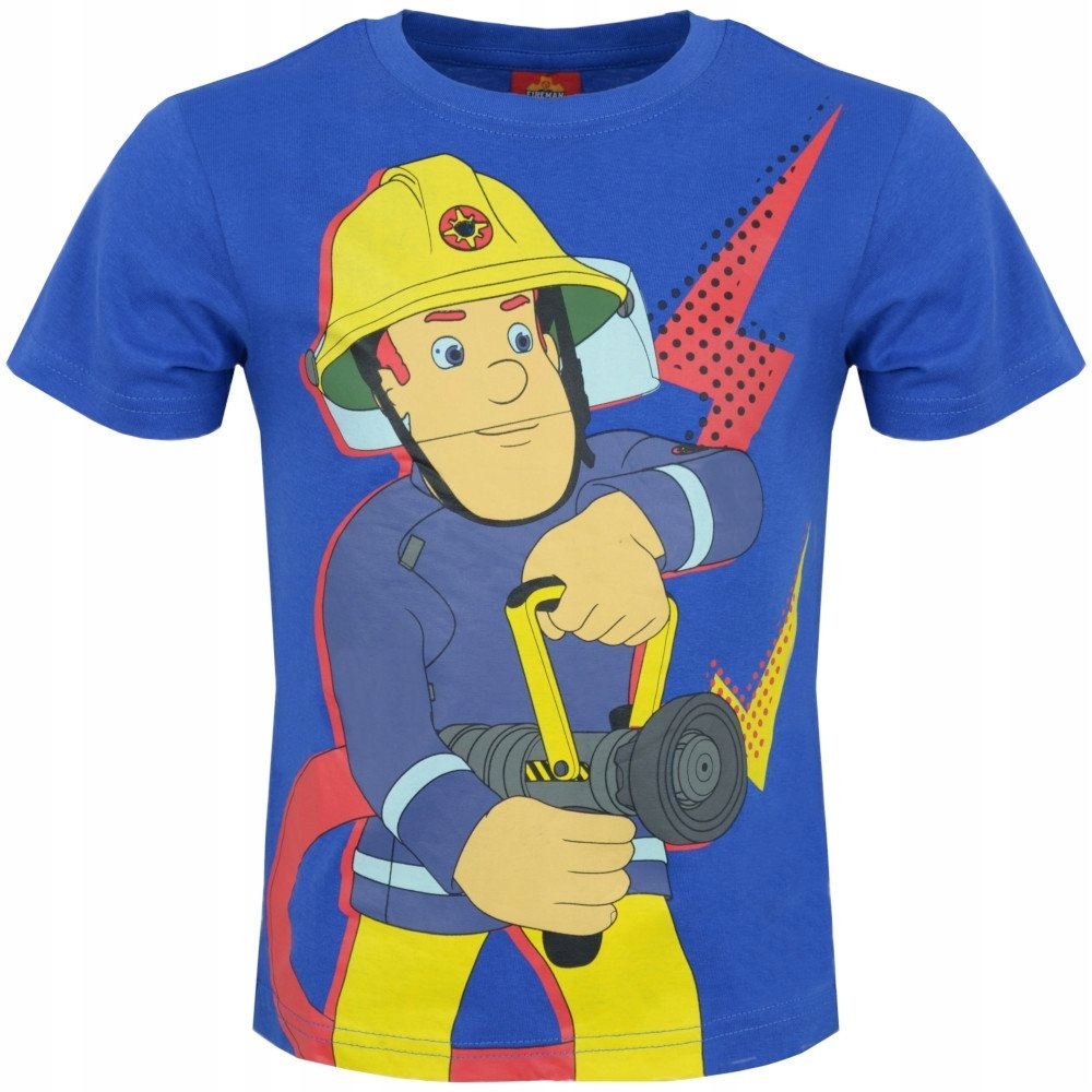 Tričko Požiarnik Sam Postava modrá 116
