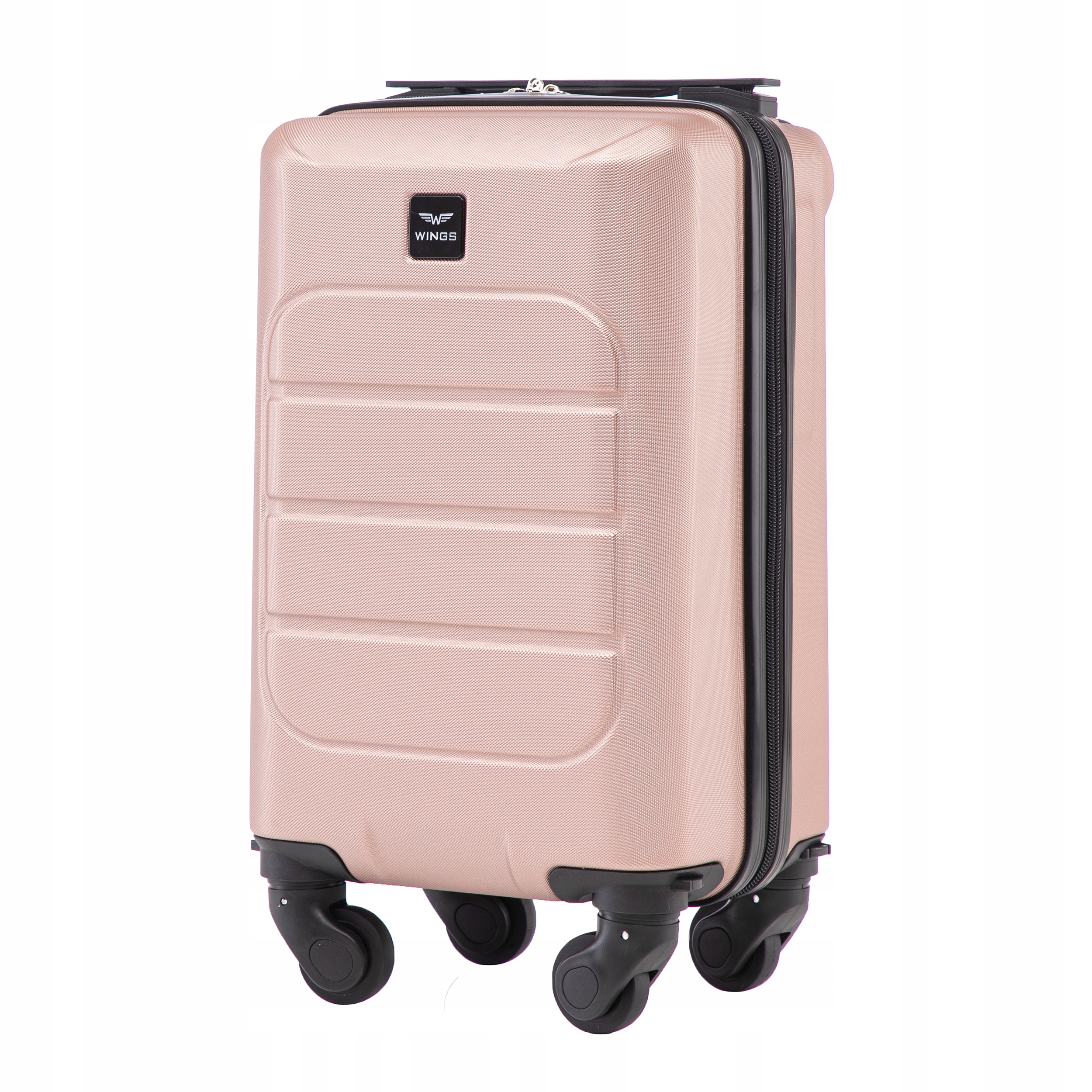 Walizka kabinowa Abs 40x25x20 Ryanair WizzAir bagaż podręczny 4 kółka Wings