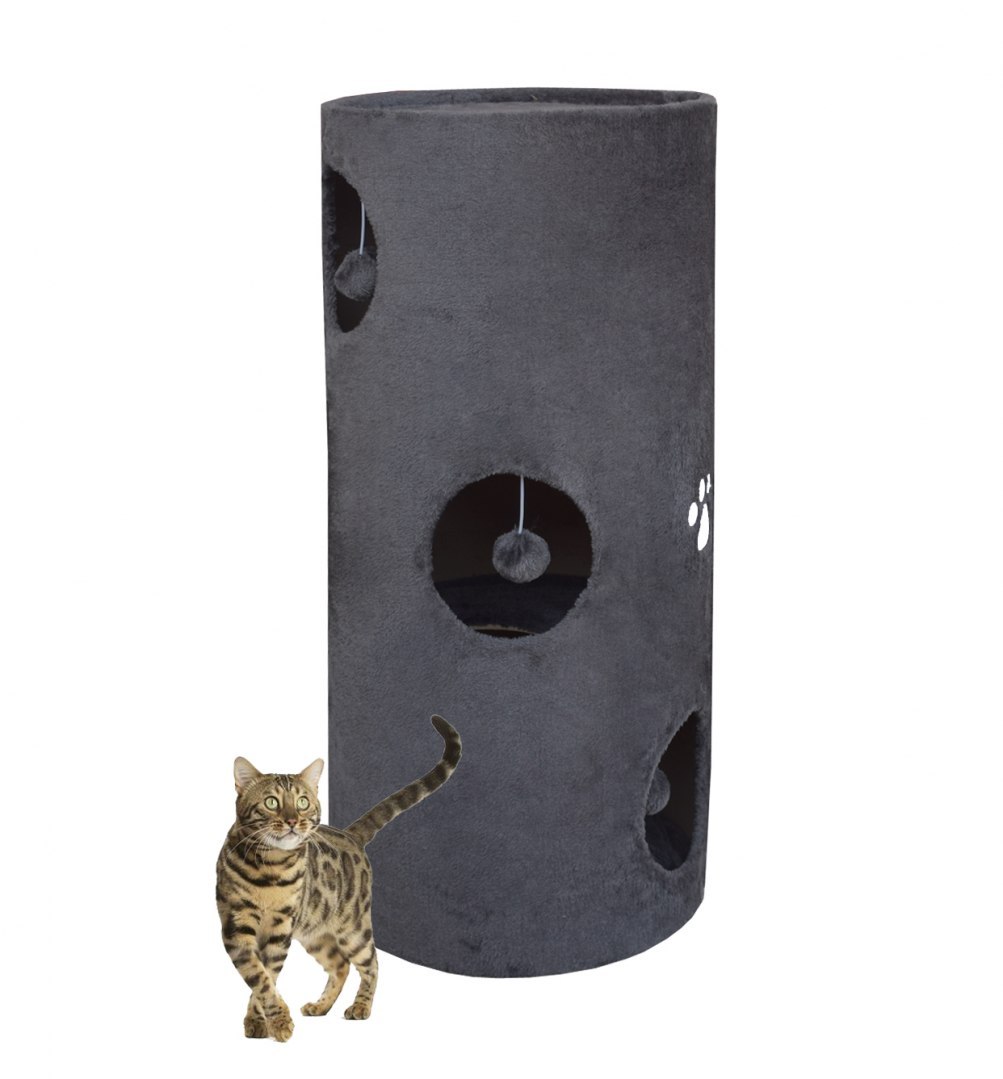 

Tuba Drapak Legowisko dla Kota Siwy 78cm Poziomy