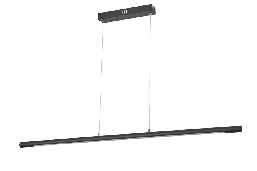 Belka Led Branson Klasyczna czarna nad stół jadalni lub wyspę kuchenną