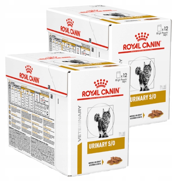 Royal Canin Veterinary Urinary S/o 24x85g Mokra Karma W Sosie Dla Kota