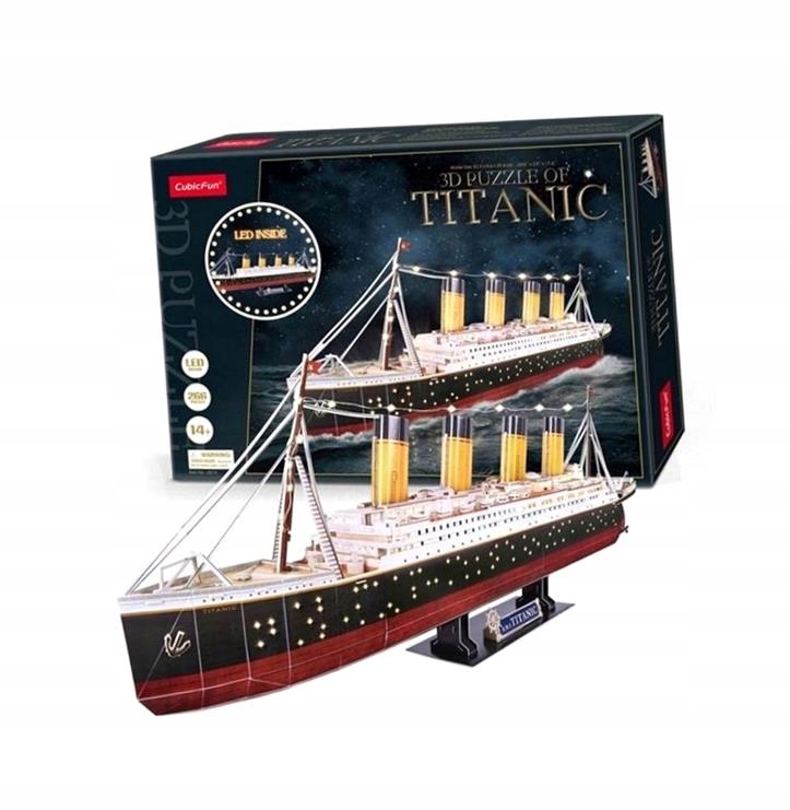 PUZZLE 3D TITANIC LED DANTE 14131946138 Allegro.pl