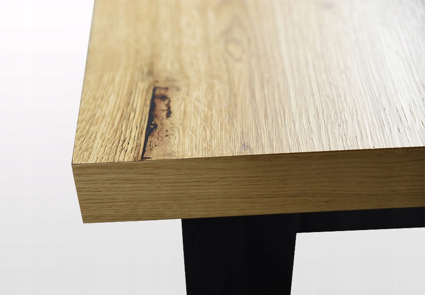 Stół 8 nóg stabilny, LOFT 120*90 rozkładany do 370 Głębokość mebla 120 cm