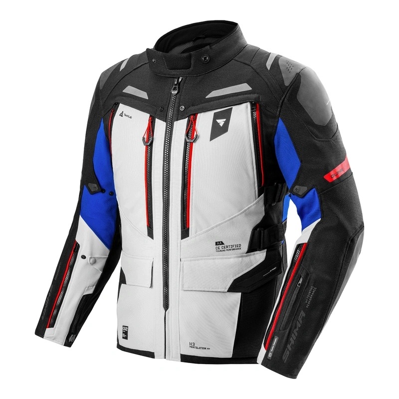 Kurtka Shima Dune 2.0 Blue szary niebieski czerwony czarny Gratisy
