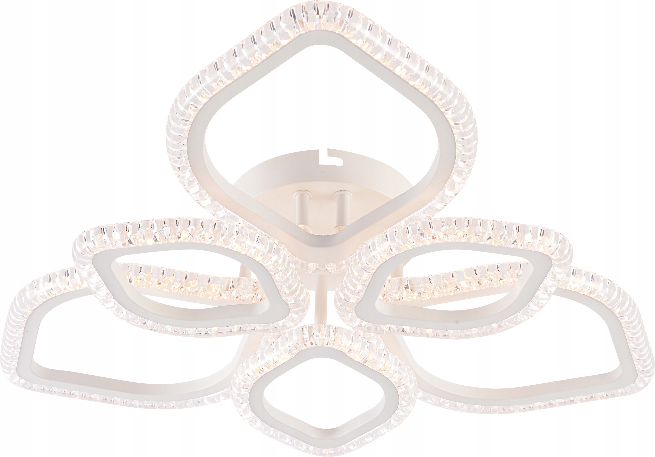 Moderní Led Lustr 84W, Bílý Minimalistický Design, Vargo DL1236