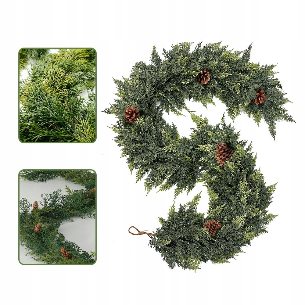 Vánoční Girlanda Umělá Vánoční Umělá Smrková 180 CM