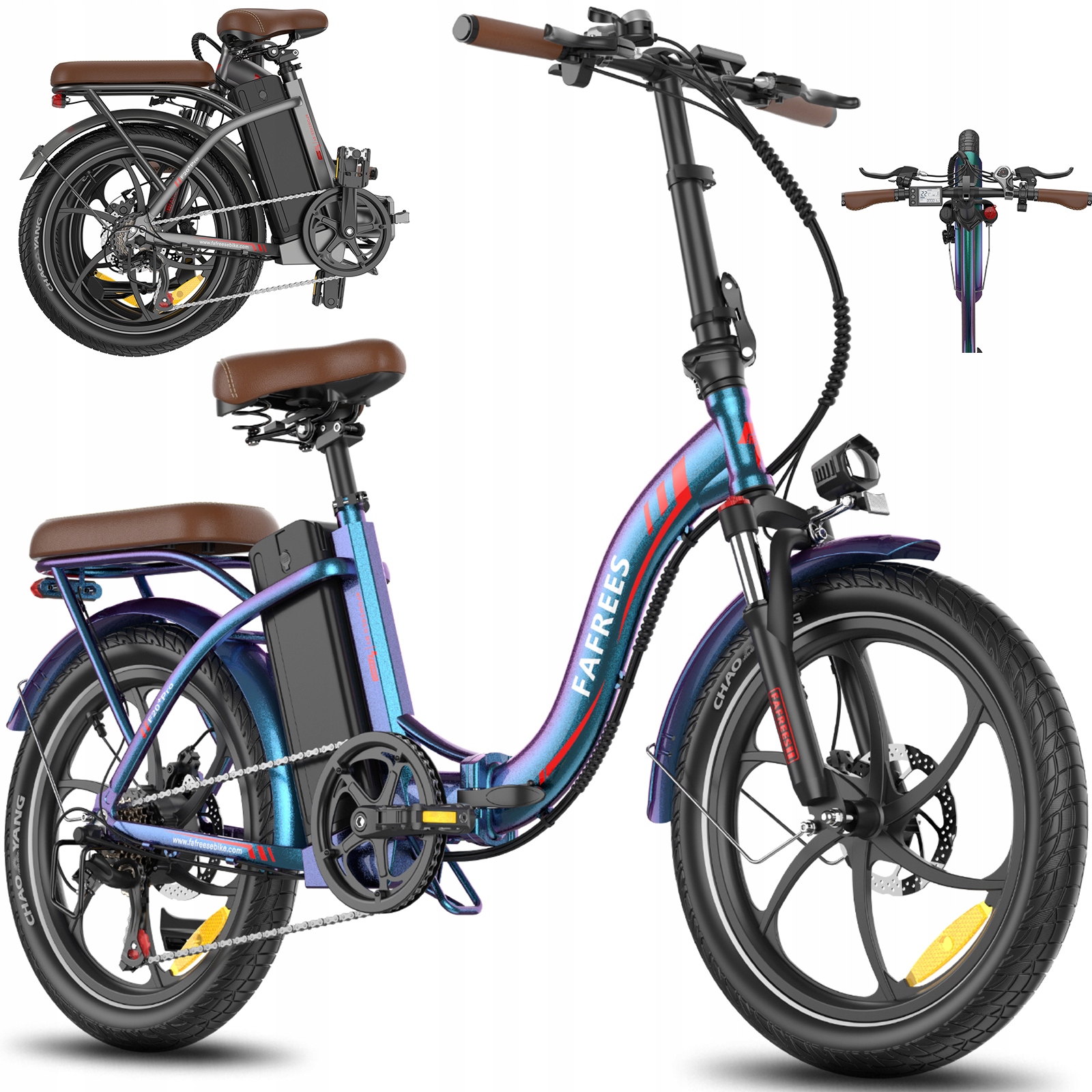 20" Skládací Elektrokolo Fafrees F20+PRO 250W 25Ah 150KM Dámské/Pánské