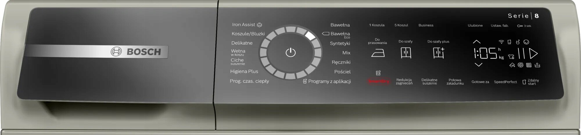 Suszarka BOSCH WQB246AXPL Kolor dominujący srebrny/szary