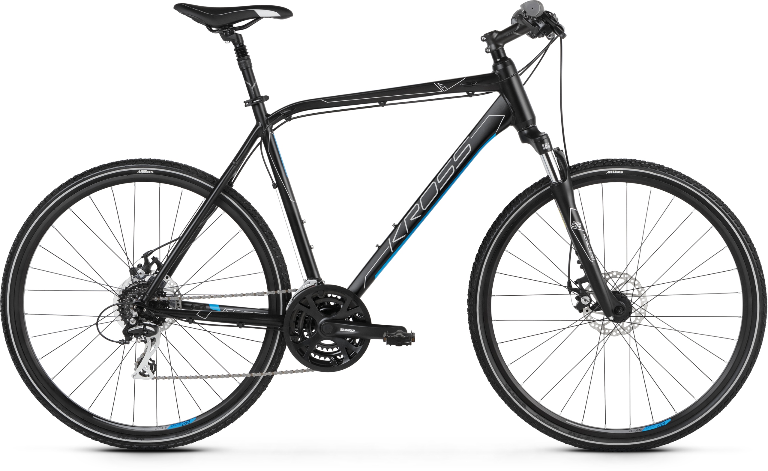 Kross Evado 4.0 rama 19 cali koło 28 " czarny mat