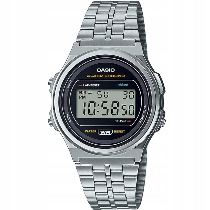 ZEGAREK CASIO VINTAGE DIGITAL A171WE-1AEF Marka Casio