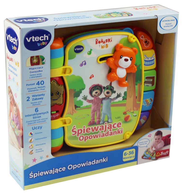 VTECH Śpiewające Opowiadanki Bobaski i Miś 61559 Marka VTech