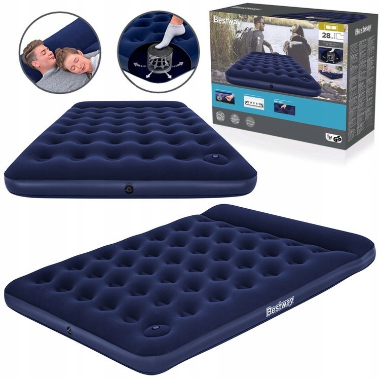Bestway matrace Air Mattress Queen s vestavěnou pumpou 203x152 67226