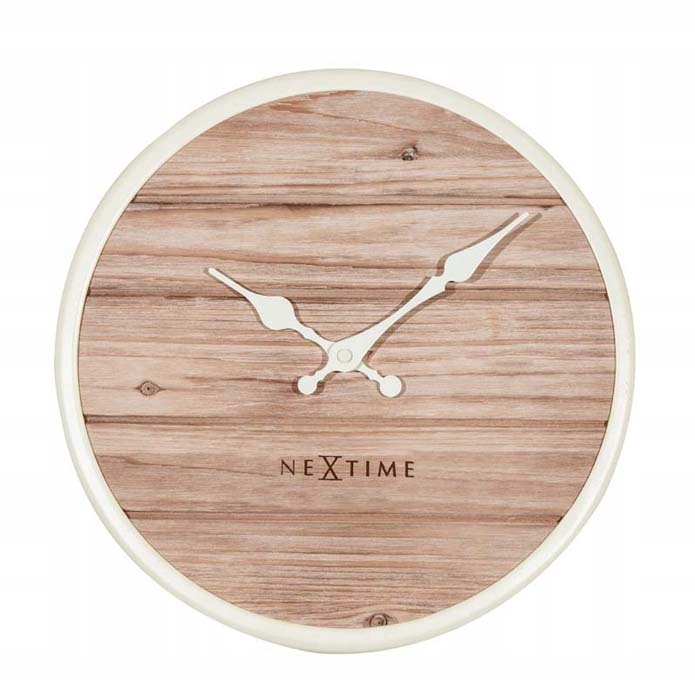 Nástenné Hodiny 30 cm svetlý Plank Nextime