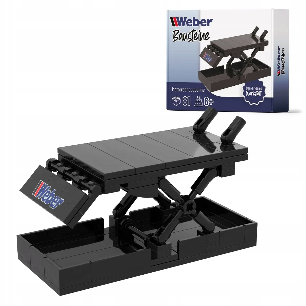 Klocki podnośnik motocyklowy Weber 81 el.