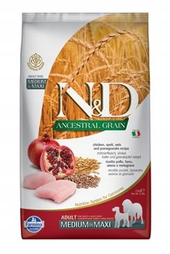 Levně N&d Lg Dog Adult M/L Chicken & Pomegranate 2,5kg