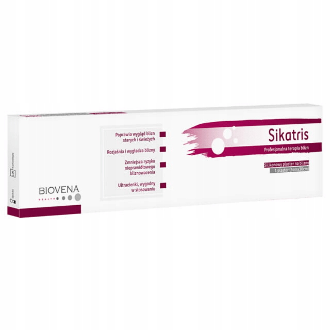

Sikatris plaster w rozmiarze 5cm x 30cm - 5 szt.