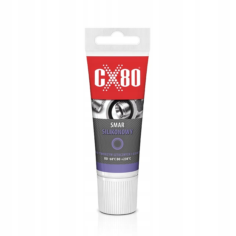 CX-80 Smar Silikonowy 40G Do Tworzyw Sztucznych I Gumy Bezbarwny
