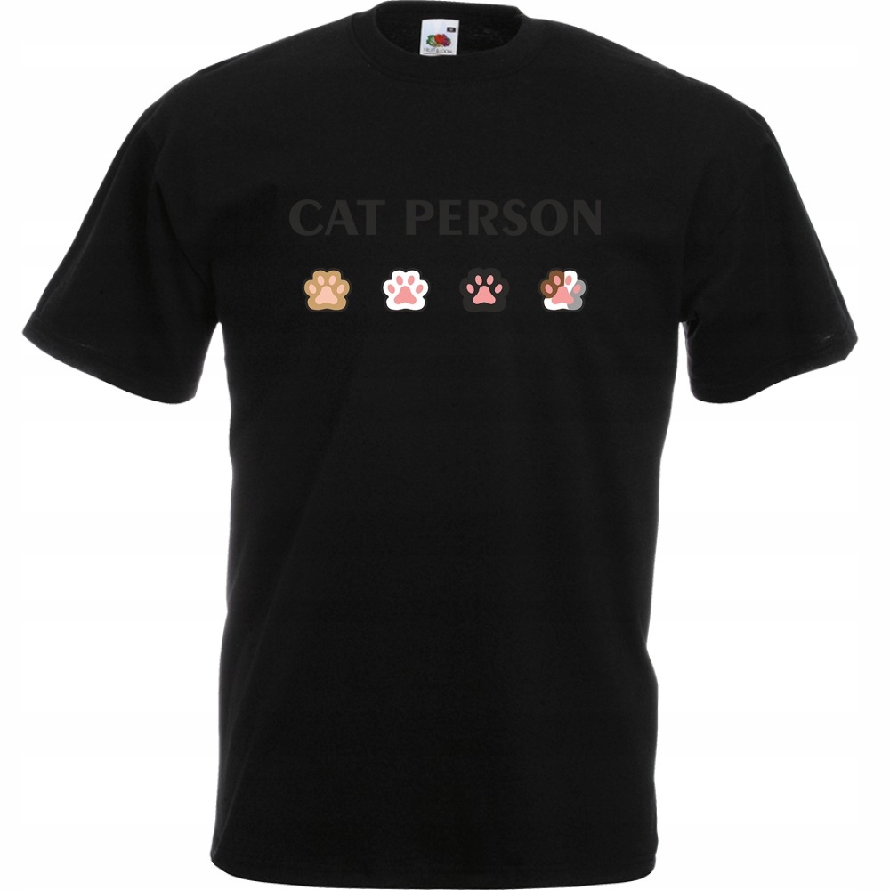 

Koszulka cat person kociarz kot XL czarna