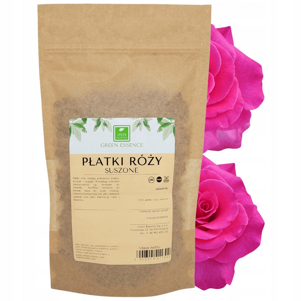 

Suszone Płatki Z Róży Róża 100g Naturalne Zioła