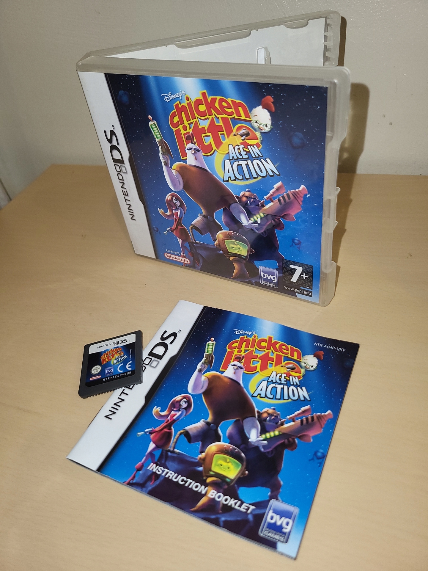 CHICKEN LITTLE ACE IN ACTION - NINTENDO DS KOMPLET