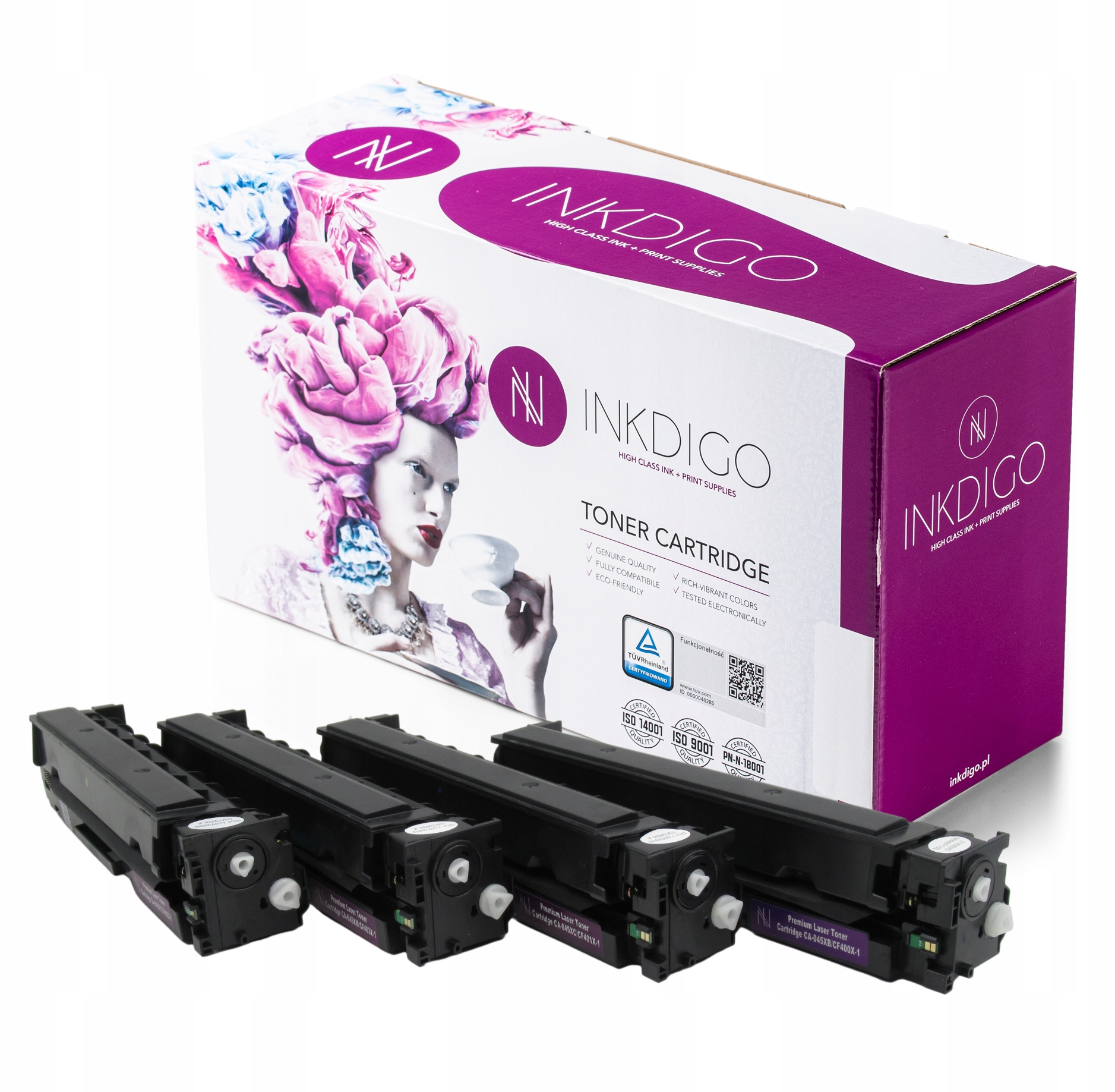 

4x Toner do Canon 045H MF631 MF632 MF634 LBP611 XL
