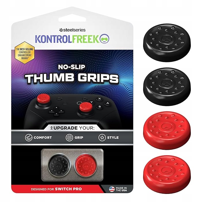 SteelSeries No-Slip Thumbgrip 4-pack - Switch Pro