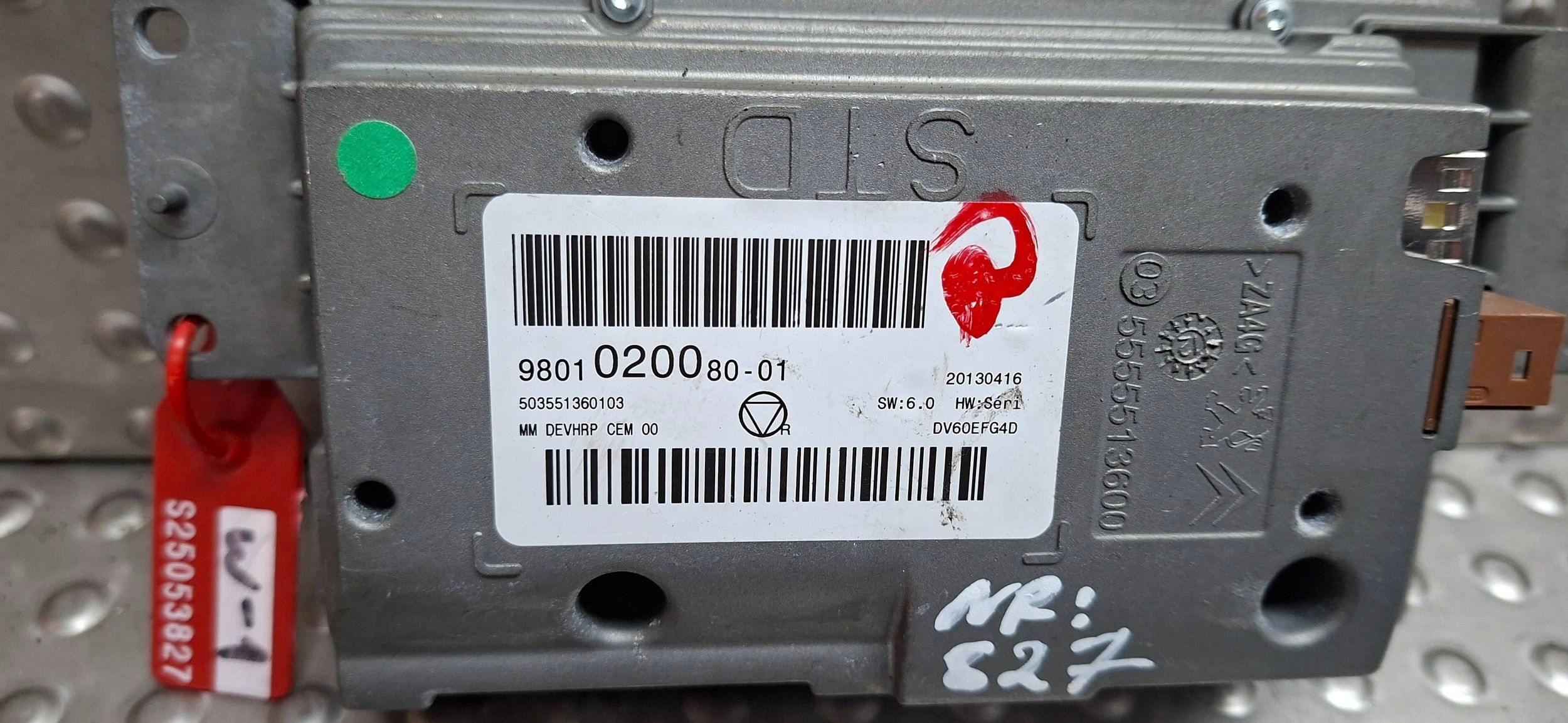 display navigation devices 9801020080 CITROEN C5 III X7 2007