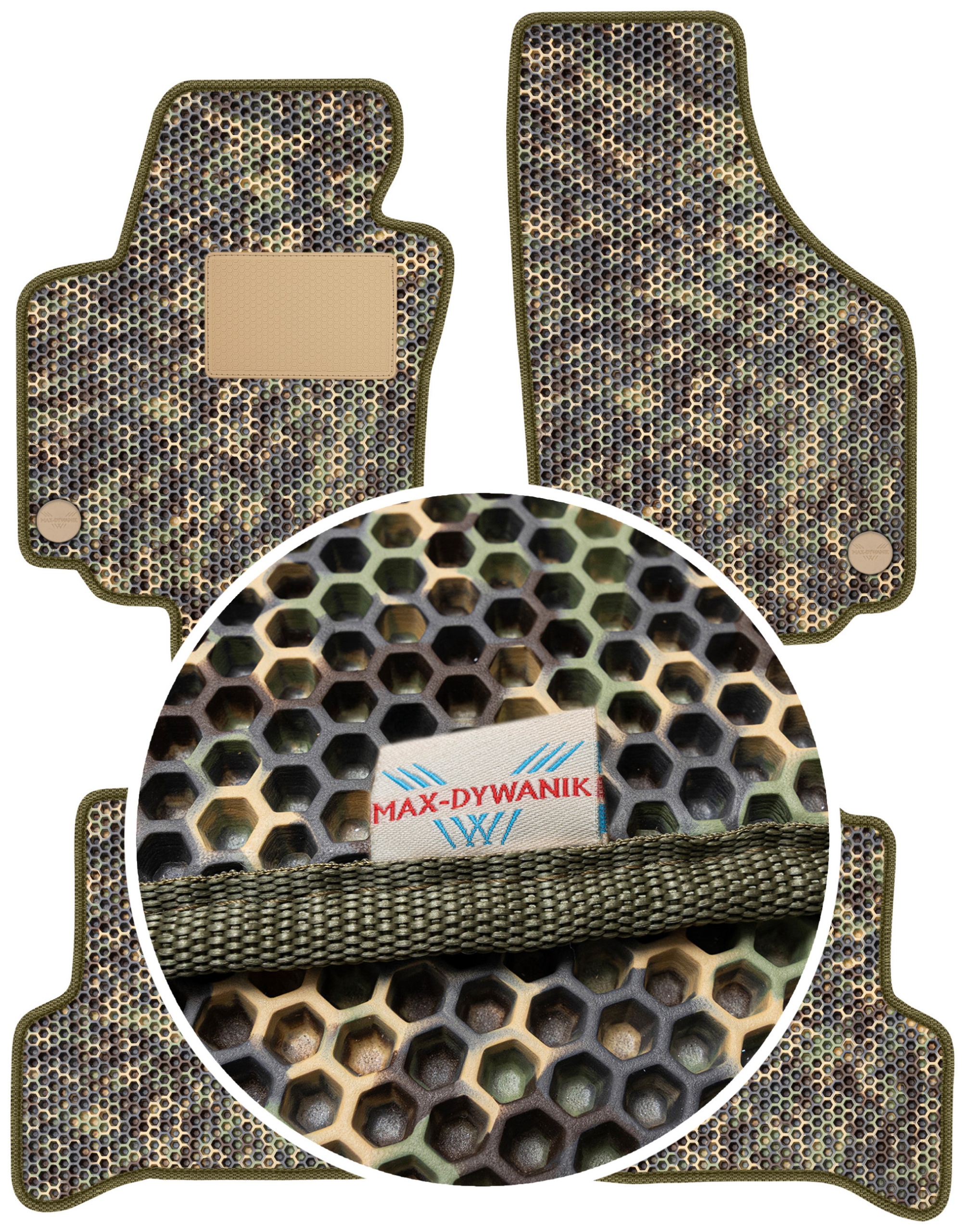 Seat Toledo III Minivan 04-08 Gumové rohože do auta Eva Moro