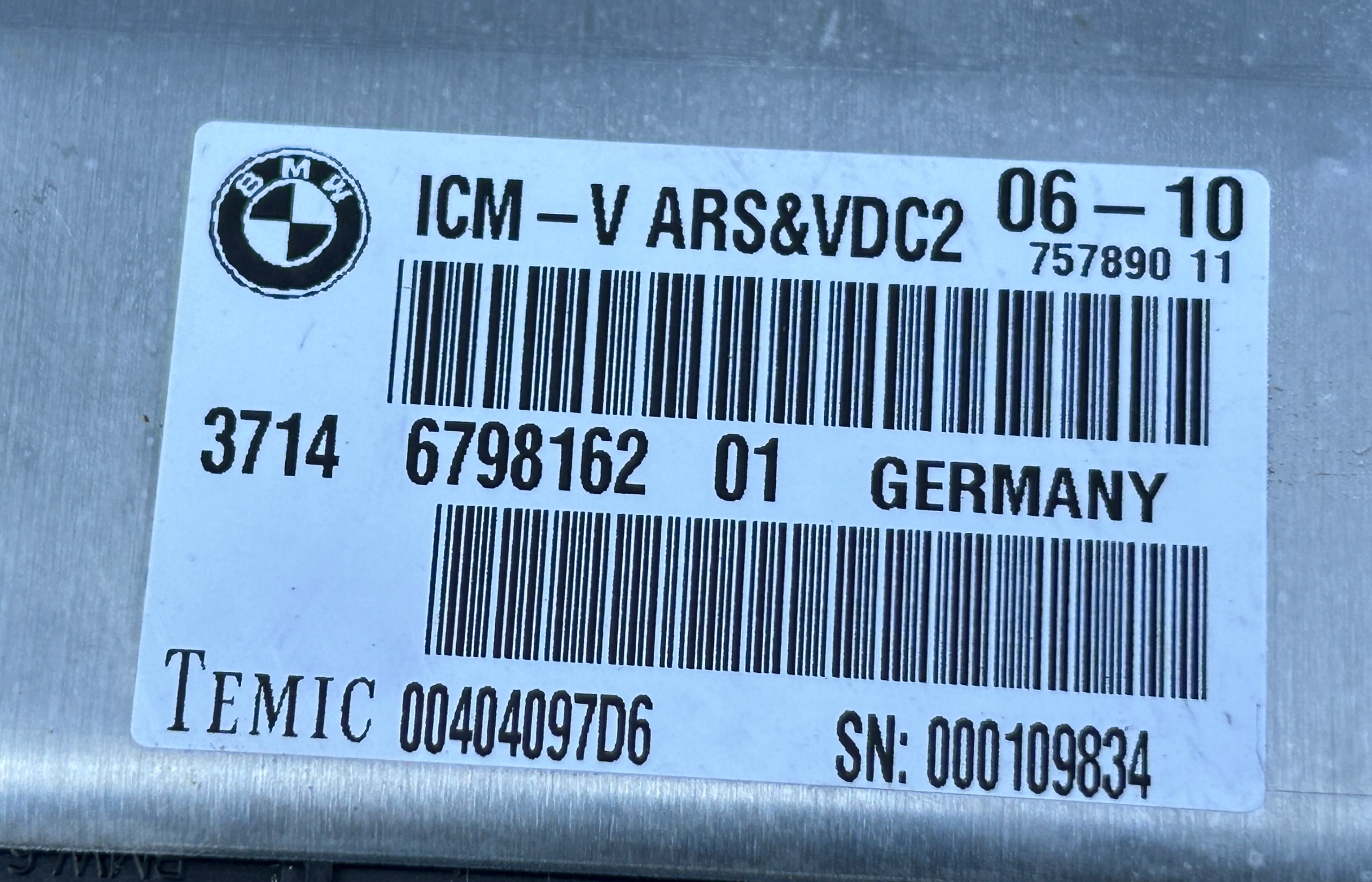 modul Bedienteil ICM BMW 7 F01 6798162