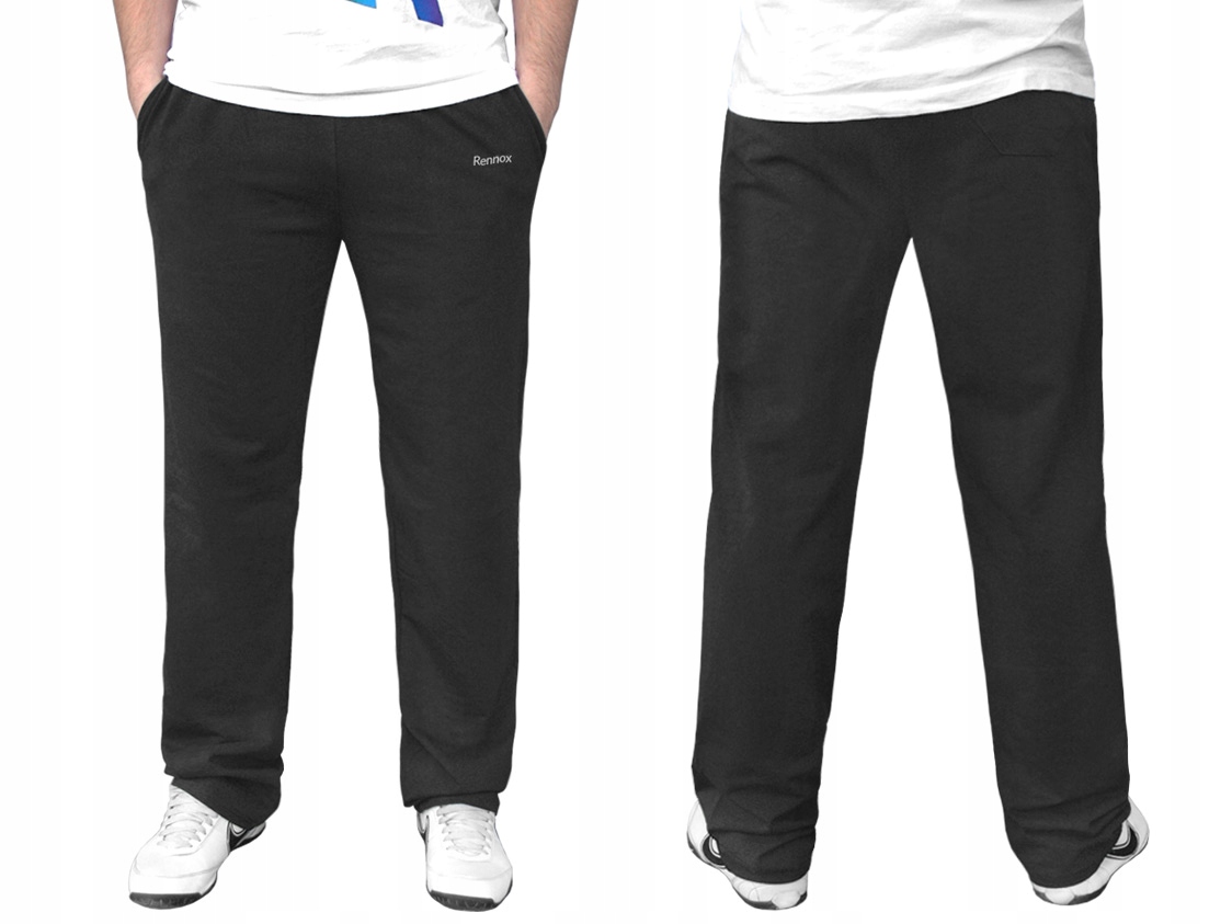 

Spodnie Dresowe Męskie Dresy Rennox 122 XL Czarne