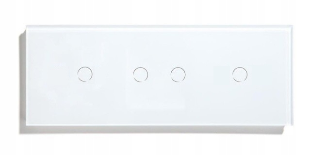 Dotykový Spínač Svetla 1+2+1 Wifi Trojitý 3K Sklenený Tuya Smart Life