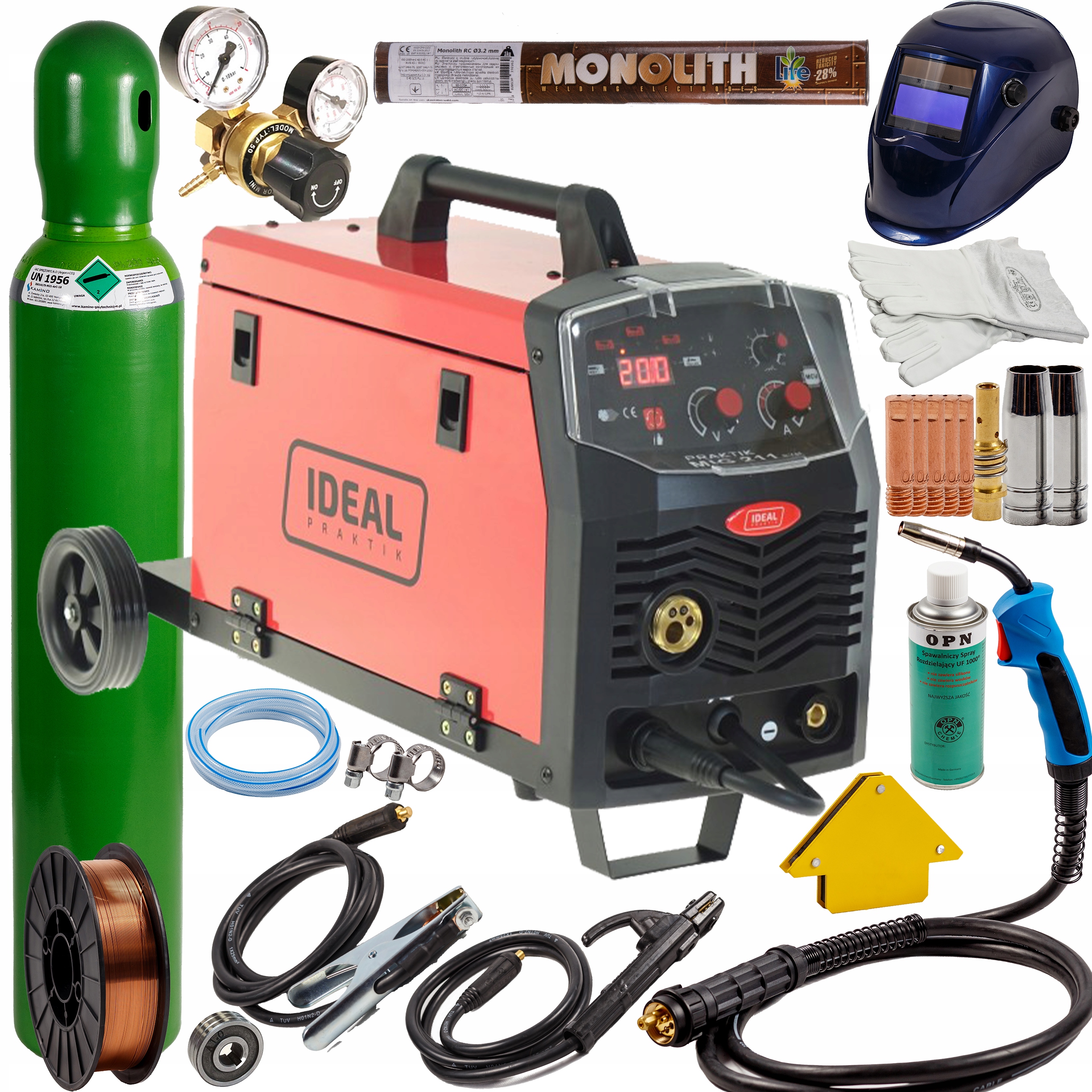 MIGOMAT IDEAL PRAKTIG 211 СИНЕРГІЯ 200A КОМПЛЕКТ