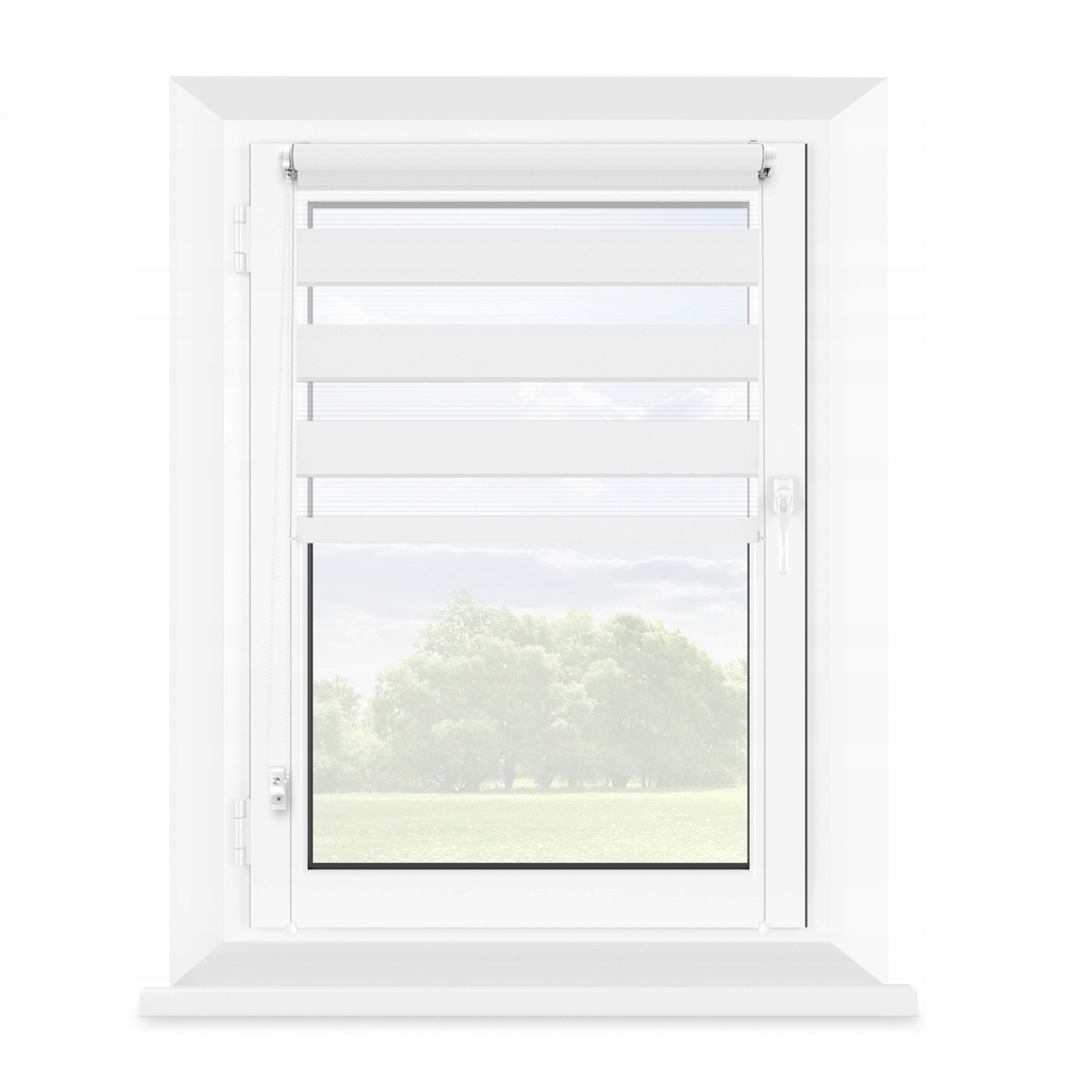 ROLETA NOC DZIEŃ 83,5X140CM WYMIAR BIAŁY