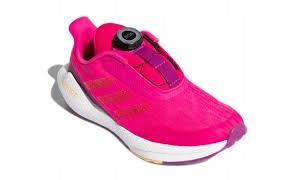 Dámské dětské botasky Adidas Eq21 Run Boa K sportovní obuv růžové 38 2/3