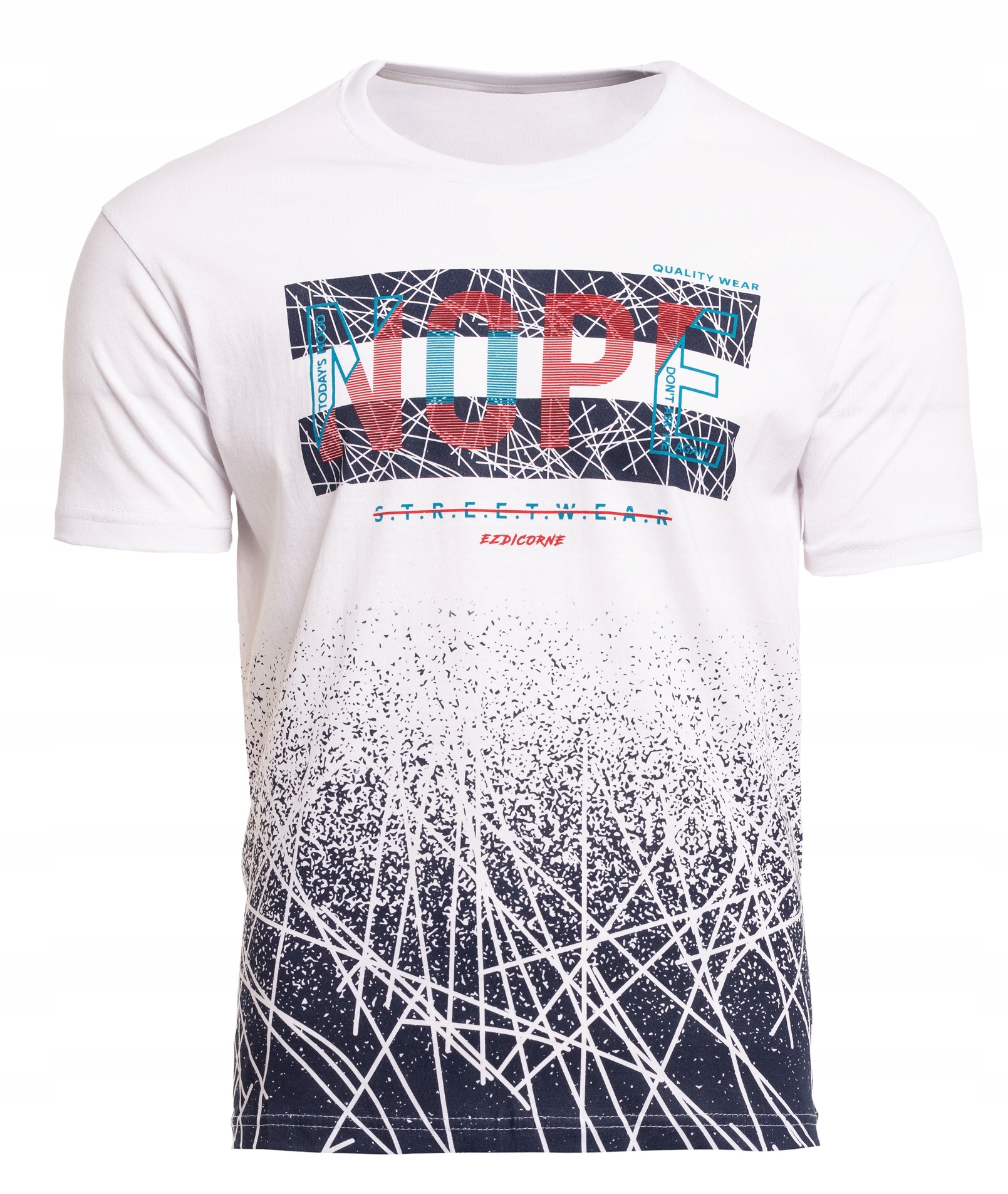 

T-shirt Męski Nope Biały Rozmiar XXL