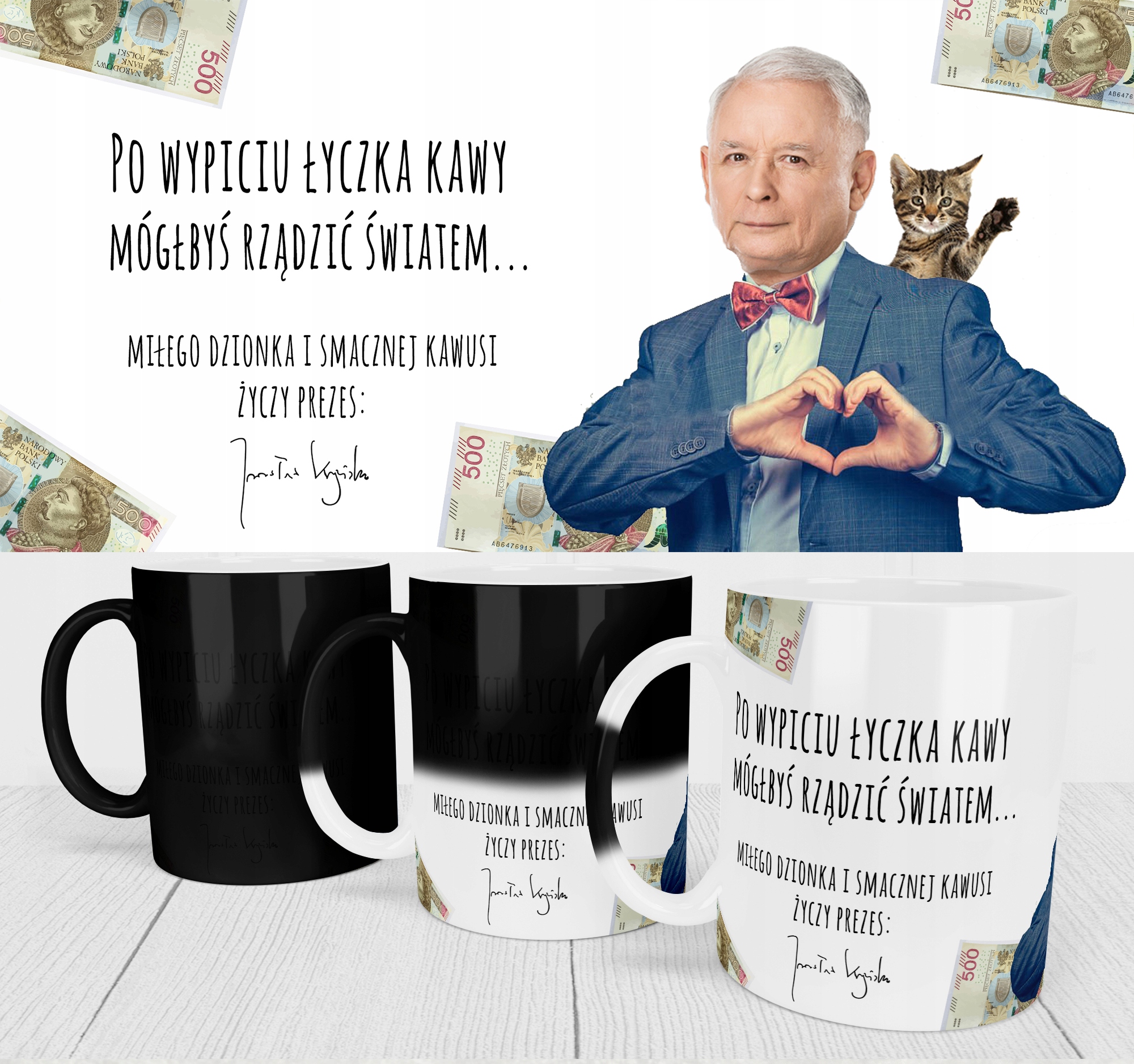 

Kubek Magiczny Duda Pis Sasin Morawiecki Kaczyński