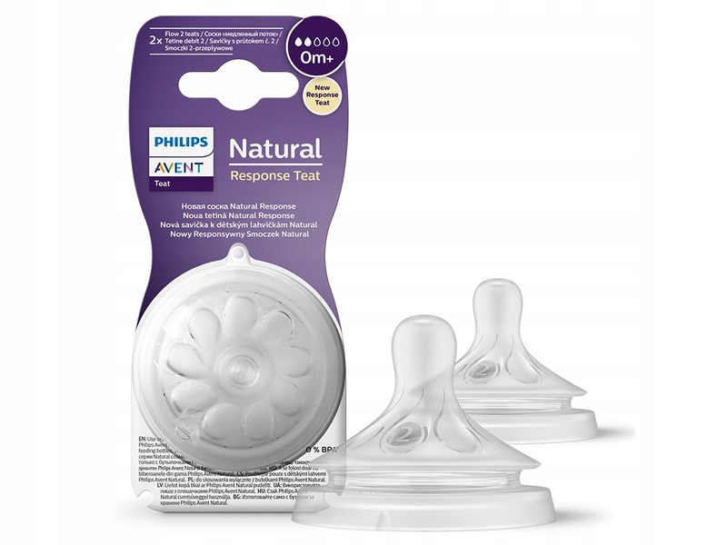 Smoczek PHILIPS Avent Natural SCY962/02 0 m+