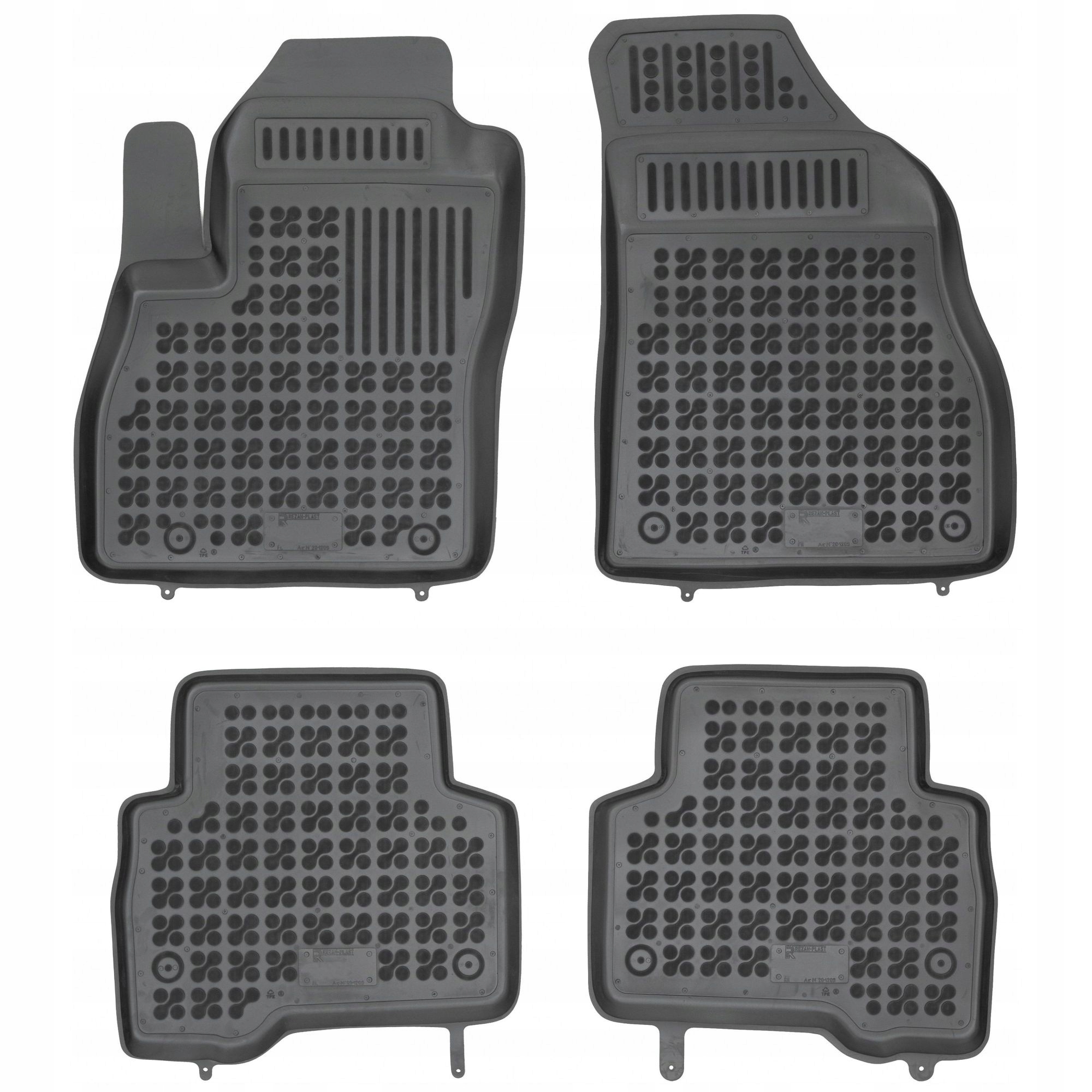 Černé koberce pro Fiat Qubo 2007-2020