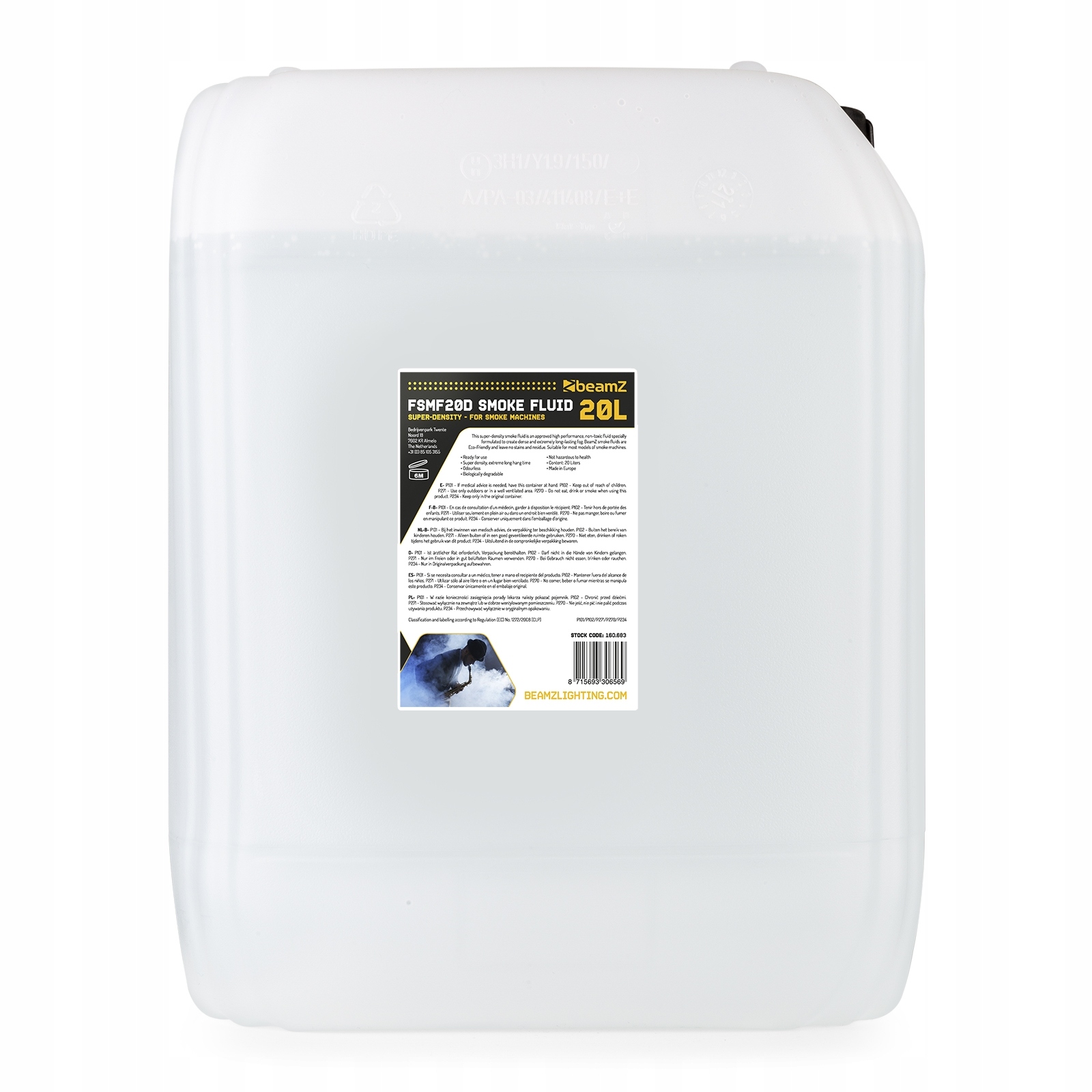 

Płyn do wytwornic dymu gęstego 20L Prosmoke Hd