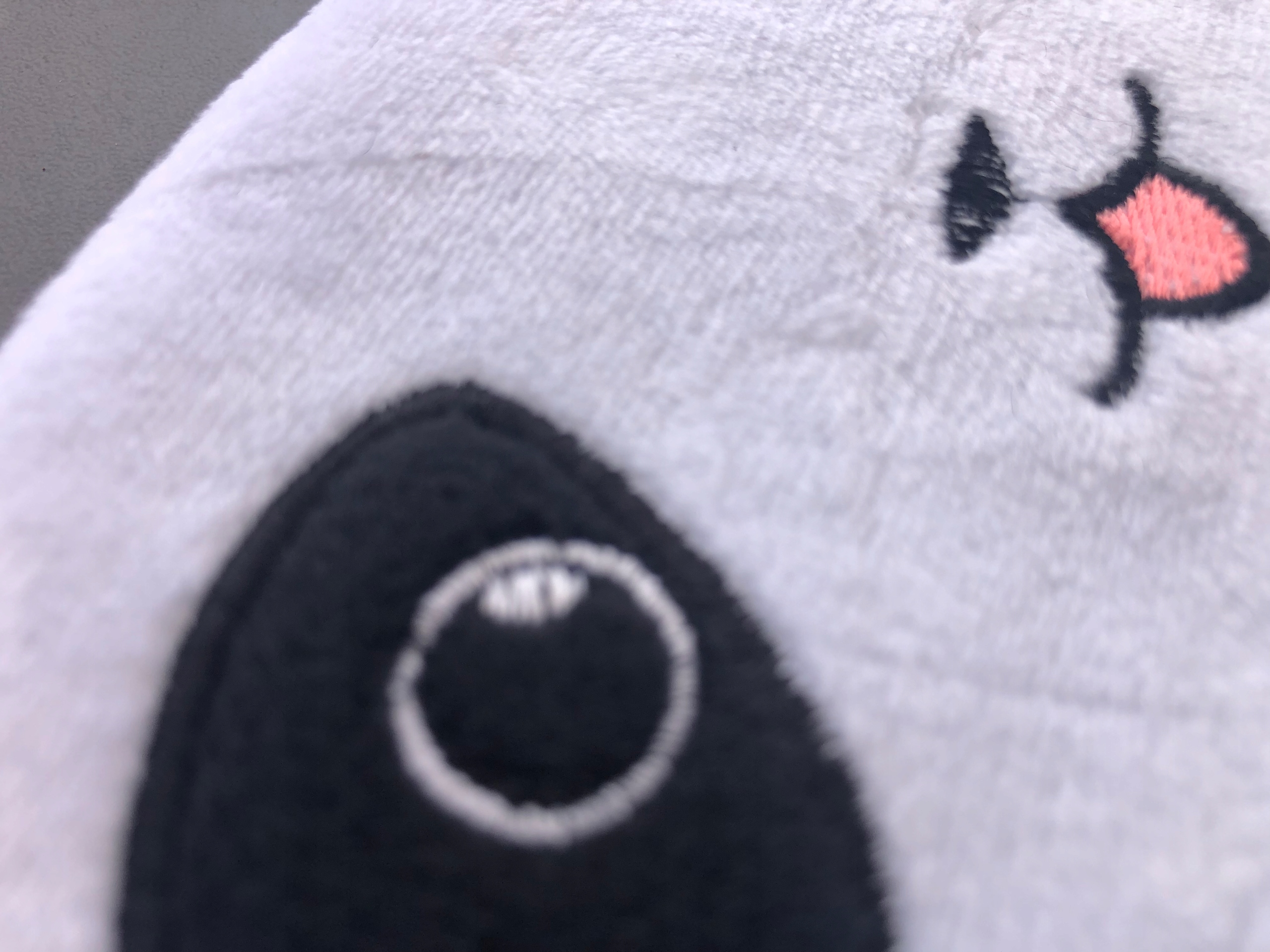 OPASKA NA OCZY MASKA DO SPANIA SNU RELAKSU PANDA Materiał dominujący poliester