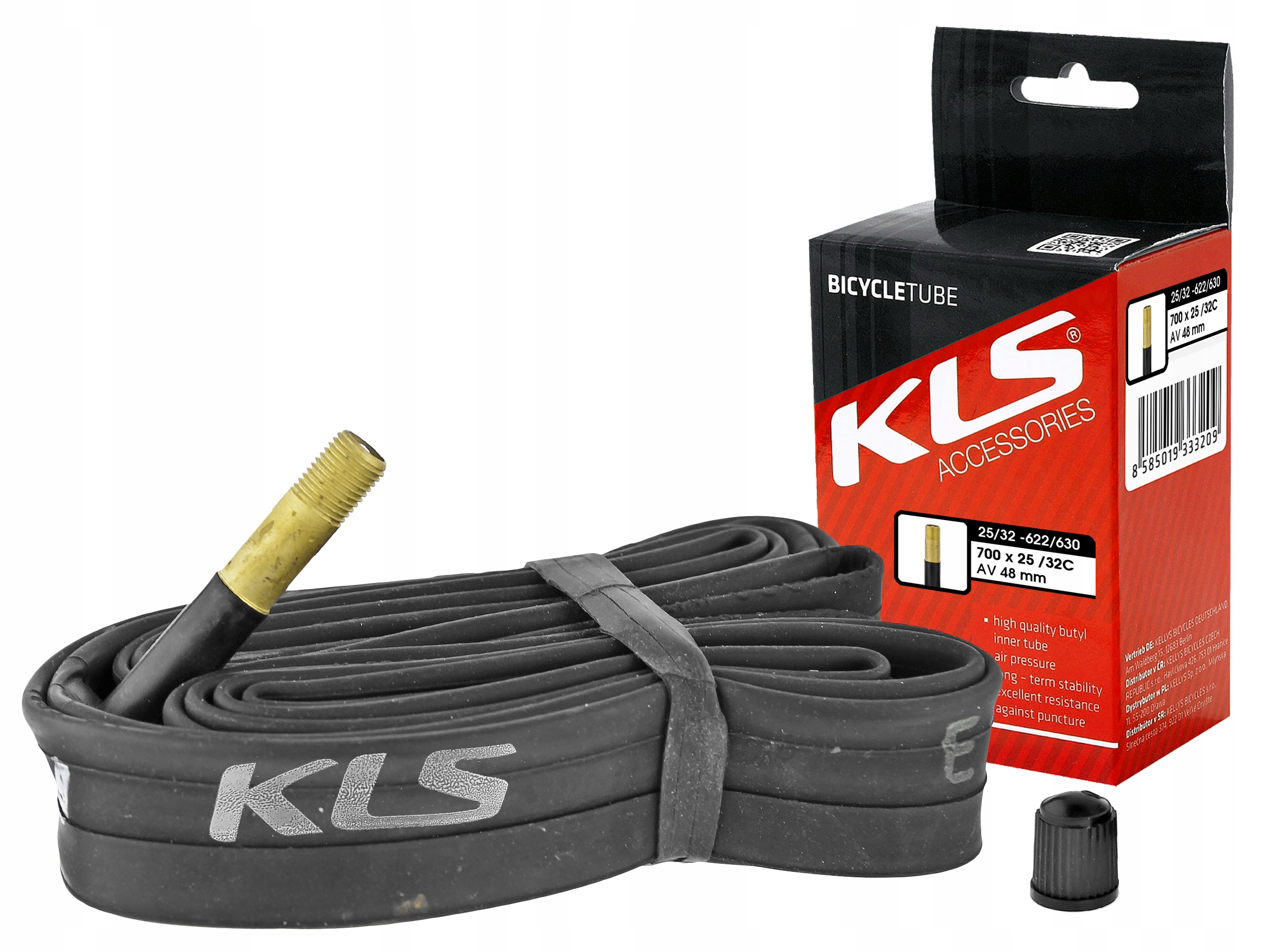 

Dętka Kellys 28'' 700x25-32C Samochodowy Av 48 MM